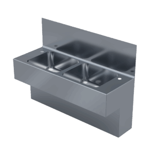 Käsienpesuallas peitelevyllä